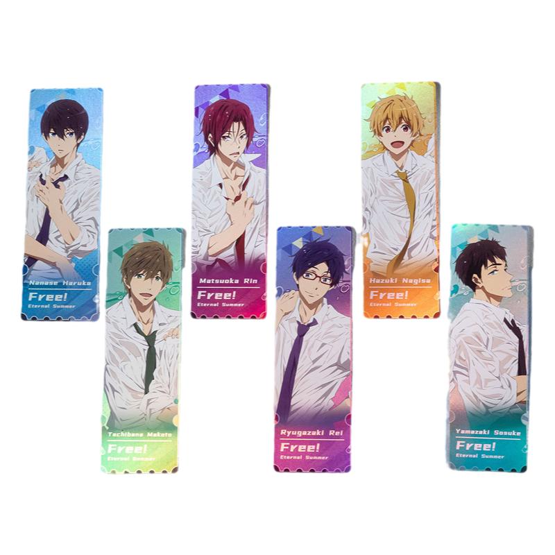星河动漫 Free！橘真琴 七濑遥 松冈凛 白衬衫系列 镭射票
