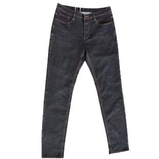 加长弹力牛仔裤男春款高腰直筒宽松商务裤长120cm高个子男裤子