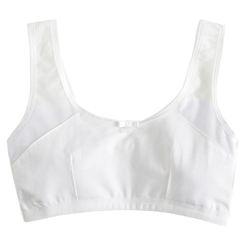 文胸双层加厚防凸点校服小背心