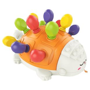 儿童萌宠拼插刺猬趣味网红甲龙插插乐手指训练婴儿早教益智玩具