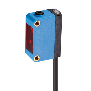 方形漫反射背景抑制光电开关激光传感器远近可调聚光小光斑感应器