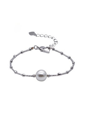 高亮人造珍珠手链通勤百搭