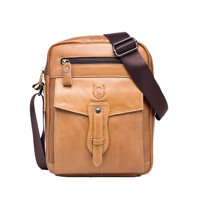 牛船长皮具多功能运动休闲单肩包