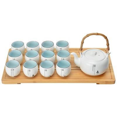 君器陶瓷提梁壶茶具套装