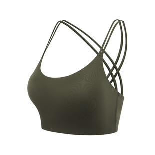 戚风杯BRA内衣细带背心带胸垫瑜伽运动文胸上衣MAIAACTIVE 51BR20