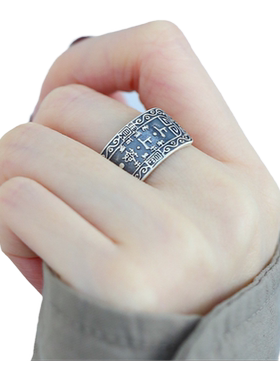 戒指女S925银新中式民族风