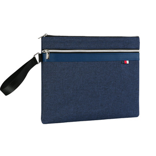 良盈男士手拿包A4商务休闲手提包男牛津布手抓挎包办公包资料收纳