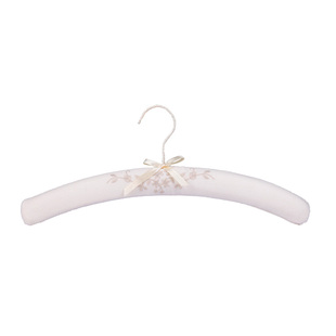 布艺海绵衣架家用衣服撑子无痕防滑高档包布丝绸毛衣酒店衣挂衣撑