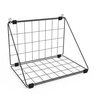 客厅墙上壁挂投影机置物架卧室床头投影仪支架打钉墙面路由器挂架