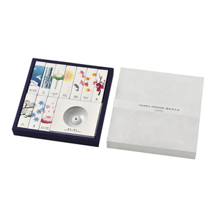 日本香彩堂 HANGA四季版画线香 花香海洋淡雅茉莉花檀香莲花