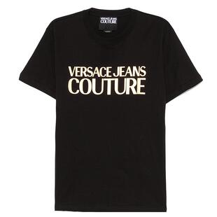 Versace/范思哲VJ 男士时尚奢潮金标纯棉短袖T恤 78GAHT05 CJ00T