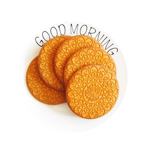 紫晶莲花饼干代餐早餐奶香口味酥性大饼干休闲零食10斤整箱批