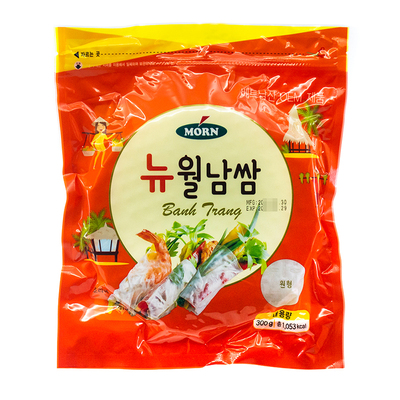 韩国进口包菜米片MORN包饭薄饼