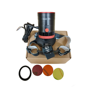 歼灭炮一号头灯强光远射恒流不降档12V外接电瓶大功率余光激光炮