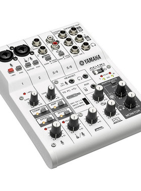 Yamaha/雅马哈AG03AG06手机直播K歌录音外置声卡套装设备调音台