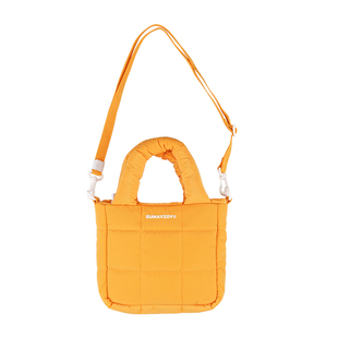 SUMAYZOY云朵羽绒包轻便通勤秋冬蓬蓬松弛感手提棉服包单肩斜挎包