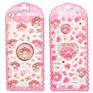 可爱美乐蒂3d立体卡通贴纸sticker儿童女孩咕卡贴画手机装饰贴纸