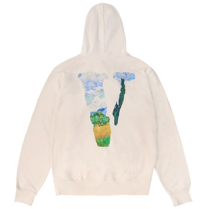 VLONE 大logo系列 Staple Hoodle 田园印花经典卫衣春秋 男女同款