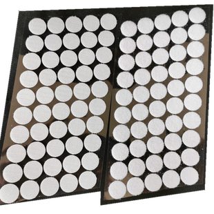 圆形背胶魔术贴粘贴扣 尼龙搭扣带胶子母贴自粘带小圆点 撕拉贴