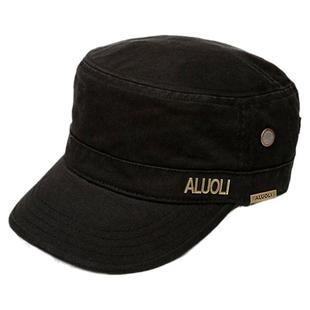 阿萝璃帽子男士秋冬季高端品牌平顶帽纯棉大头围鸭舌帽爸爸太阳帽