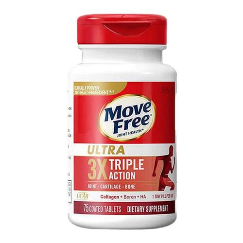美国直邮Move Free益节MF骨胶原修护软骨舒缓镇痛关节75粒