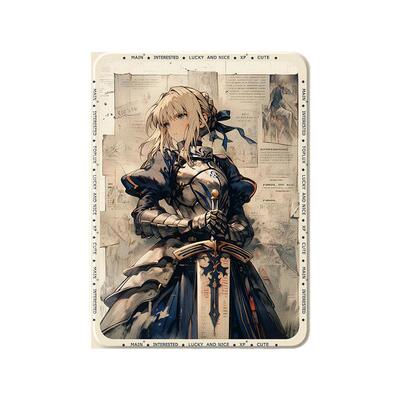 适用三星蚕丝纹保护套二次元