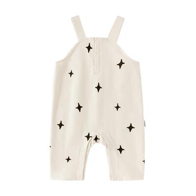 babylove男女宝宝背带裤春秋洋气长裤婴儿连体裤外出纯棉休闲裤子