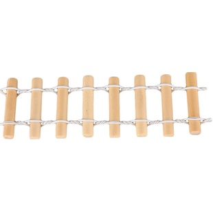 木质栏杆 螃蟹王国建筑模型材料沙盘DIY小篱笆可弯曲圆木栅栏