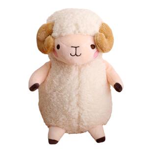 可爱小绵羊小羊公仔玩偶羊羊毛绒玩具小白羊大号娃娃羊超萌送女友