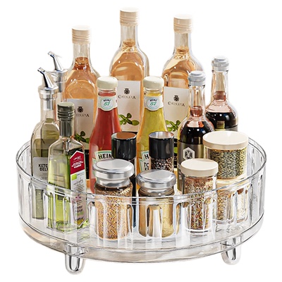 旋转调料置物架台面收纳厨房用品