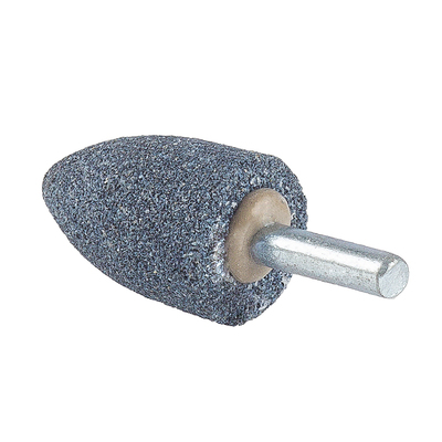 砂轮磨头棕刚玉6mm金属打磨锥型