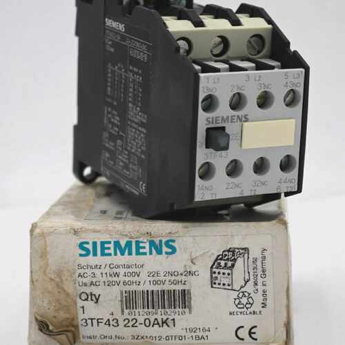 SIEMENS 3TF4322-0A CONTACTOR