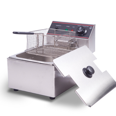 商用电炸炉台式单缸双缸油炸6L