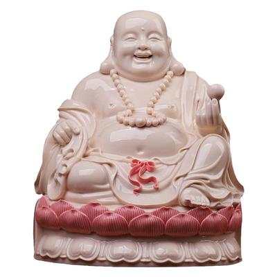 戴玉堂陶瓷弥勒佛像神像供奉家用客厅乔迁大肚笑佛弥勒佛菩萨摆件