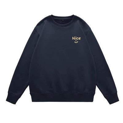 秋冬加厚加绒美式男士卫衣