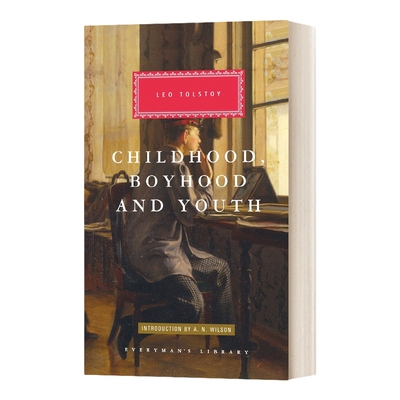 英文原版小说 Childhood Boyhood and Youth 童年 少年和青年 人人图书馆精装收藏版 英文版 进口英语原版书籍