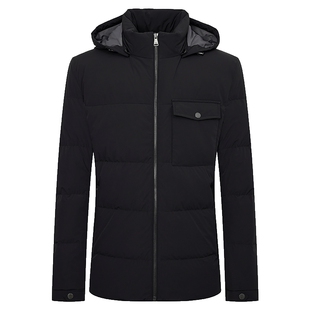 【微面包服】报喜鸟冬季新款男士商务休闲白鸭绒羽绒服保暖外套男