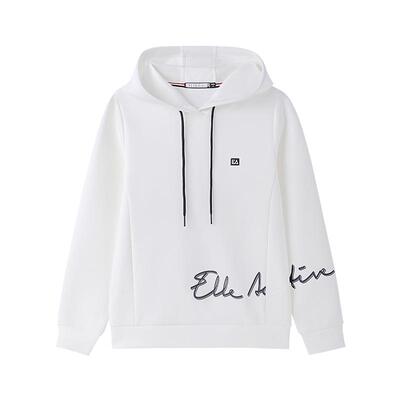 ELLEActive印花运动连帽卫衣女
