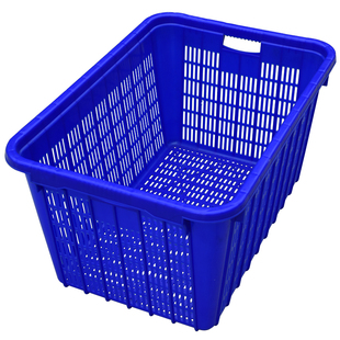 加厚塑料周转筐箩筐长方形胶框镂空蔬菜水果筐服装厂收纳筐收纳篮