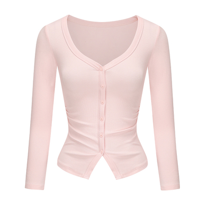 纯欲上衣温柔显白显瘦