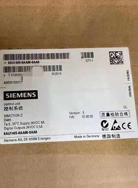 议价西门子 控制单元 D445模块伺服运动控制器 6AU1445-0AA00-0AA