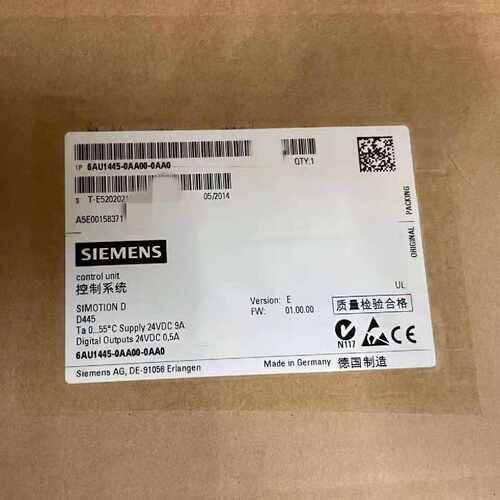议价西门子 控制单元 D445模块伺服运动控制器 6AU1445-0AA00-0AA