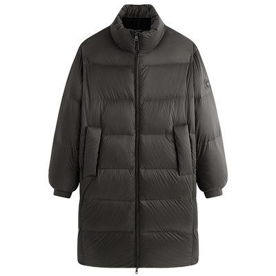 【商场同款】太平鸟男装羽绒服25冬季新款立领长款外套 B1ACF4610