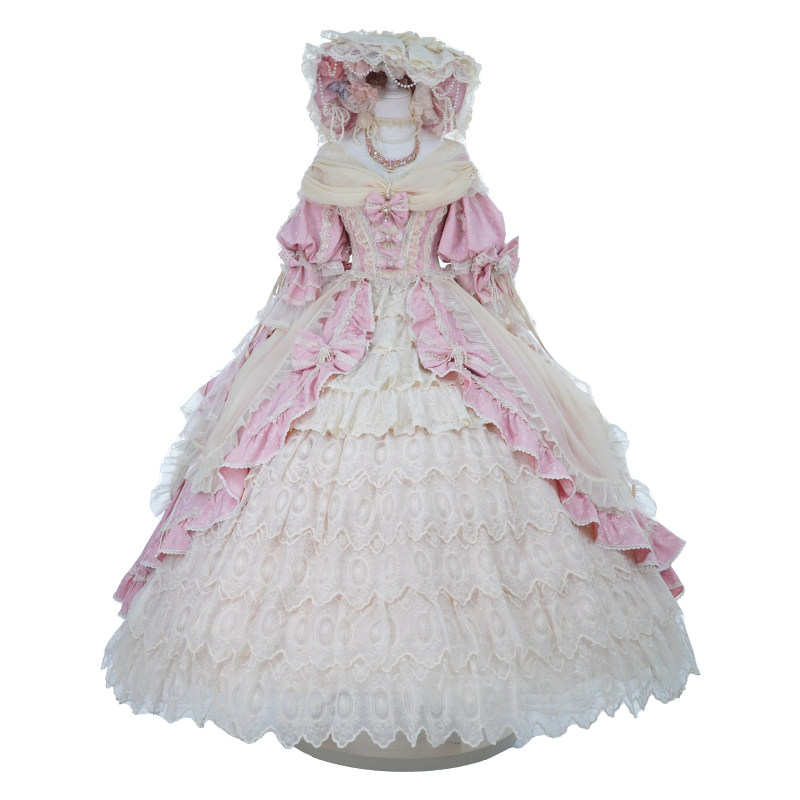 华夏喵Lolita优雅少女洛丽塔花嫁