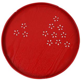 结婚喜字托盘木质长方形红色敬茶杯子婚礼敬酒木盘子婚庆用品大全