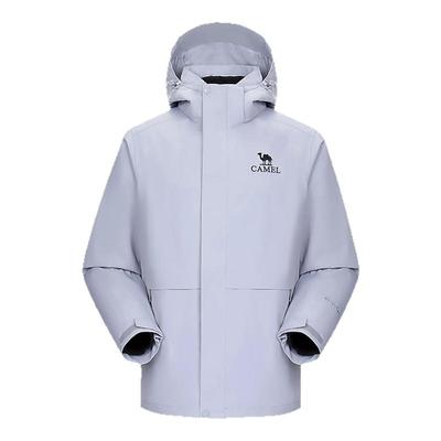 【拒水羽绒内胆】骆驼羽绒服冲锋衣男款2025新款外套三合一登山服