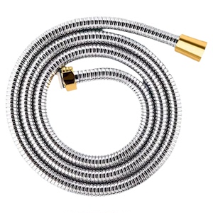 德国花洒管1.5米电镀不锈钢加密管淋浴软管2米淋浴管防爆接口硅胶