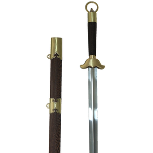 龙泉卫武宝剑包邮太极剑不锈钢剑包铜环武当剑太极剑软剑未开刃