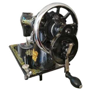 蝴蝶飞人牌手摇器西湖牡丹蜜蜂华南老式缝纫机配件脚踏衣车手转器