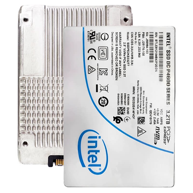 英特尔 P4600 U.2企业级固态硬盘 3DWPD长寿命 1.6T/2T/3.2T/6.4T